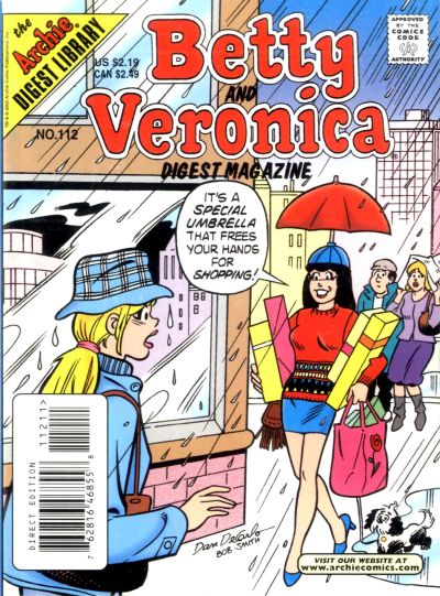 Cover for Betty and Veronica Comics Digest Magazine (Archie, 1983 series) #112