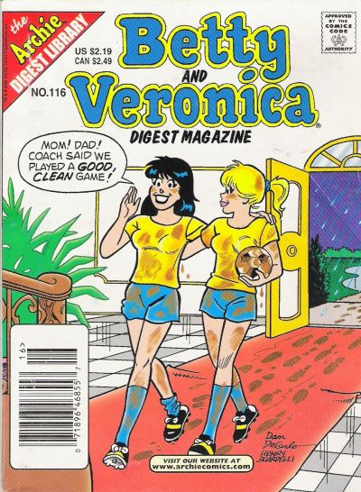 Cover for Betty and Veronica Comics Digest Magazine (Archie, 1983 series) #116