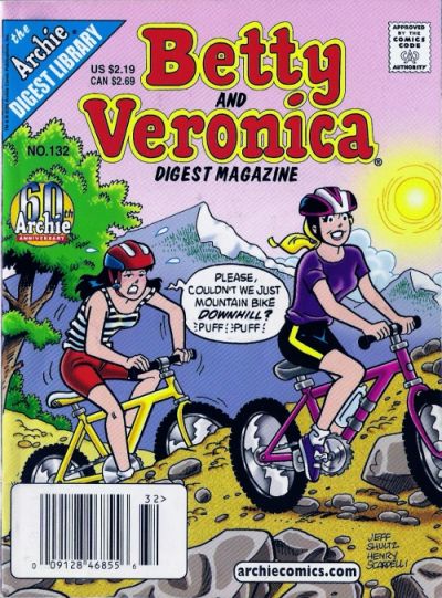 Cover for Betty and Veronica Comics Digest Magazine (Archie, 1983 series) #132
