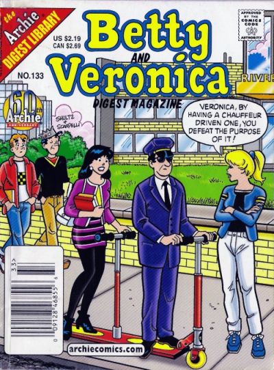 Cover for Betty and Veronica Comics Digest Magazine (Archie, 1983 series) #133