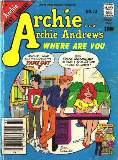Cover for Archie... Archie Andrews, Where Are You? Comics Digest Magazine (Archie, 1977 series) #33