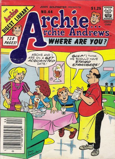 Cover for Archie... Archie Andrews, Where Are You? Comics Digest Magazine (Archie, 1977 series) #44