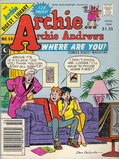 Cover for Archie... Archie Andrews, Where Are You? Comics Digest Magazine (Archie, 1977 series) #50