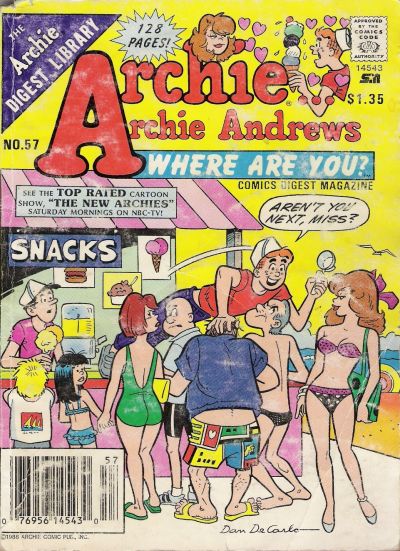 Cover for Archie... Archie Andrews, Where Are You? Comics Digest Magazine (Archie, 1977 series) #57