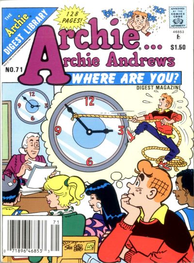 Cover for Archie... Archie Andrews, Where Are You? Comics Digest Magazine (Archie, 1977 series) #71