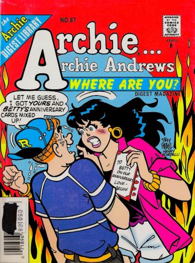 Cover for Archie... Archie Andrews, Where Are You? Comics Digest Magazine (Archie, 1977 series) #87