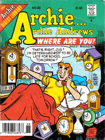 Cover for Archie... Archie Andrews, Where Are You? Comics Digest Magazine (Archie, 1977 series) #88