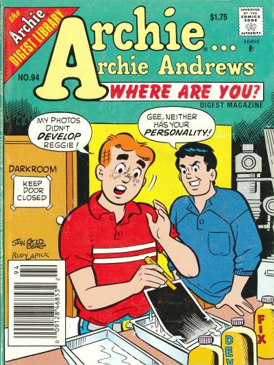 Cover for Archie... Archie Andrews, Where Are You? Comics Digest Magazine (Archie, 1977 series) #94 [Newsstand]