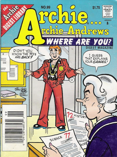 Cover for Archie... Archie Andrews, Where Are You? Comics Digest Magazine (Archie, 1977 series) #99