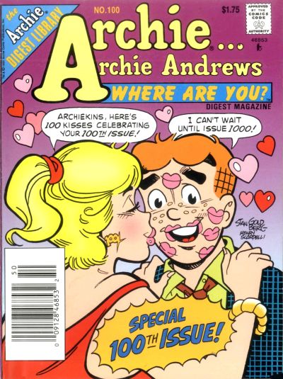 Cover for Archie... Archie Andrews, Where Are You? Comics Digest Magazine (Archie, 1977 series) #100