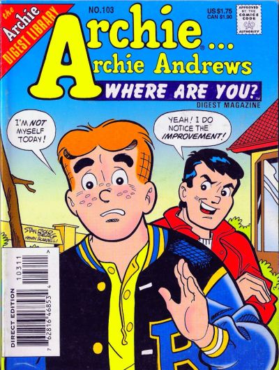 Cover for Archie... Archie Andrews, Where Are You? Comics Digest Magazine (Archie, 1977 series) #103