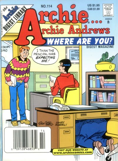 Cover for Archie... Archie Andrews, Where Are You? Comics Digest Magazine (Archie, 1977 series) #114