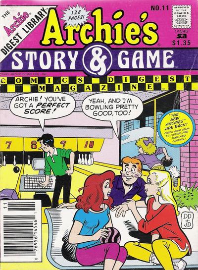 Cover for Archie's Story & Game Digest Magazine (Archie, 1986 series) #11 [Newsstand]