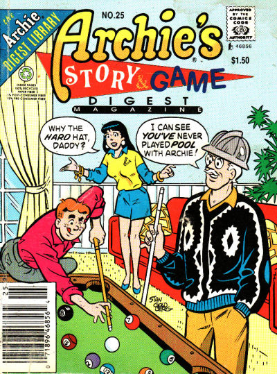 Cover for Archie's Story & Game Digest Magazine (Archie, 1986 series) #25