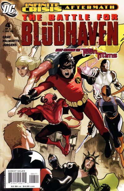 Cover for Crisis Aftermath: The Battle for Blüdhaven (DC, 2006 series) #4