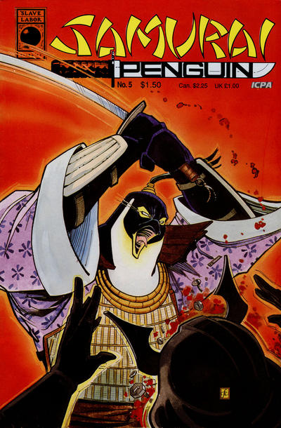 Cover for Samurai Penguin (Slave Labor, 1986 series) #5