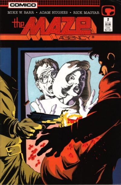 Cover for The Maze Agency (Comico, 1988 series) #2