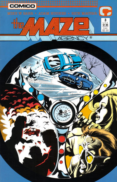 Cover for The Maze Agency (Comico, 1988 series) #3