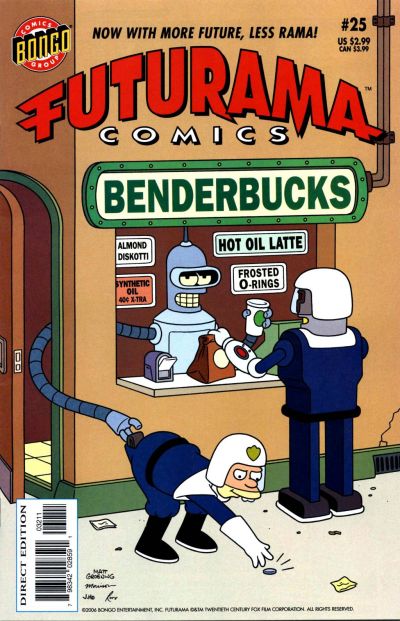 Cover for Bongo Comics Presents Futurama Comics (Bongo, 2000 series) #25