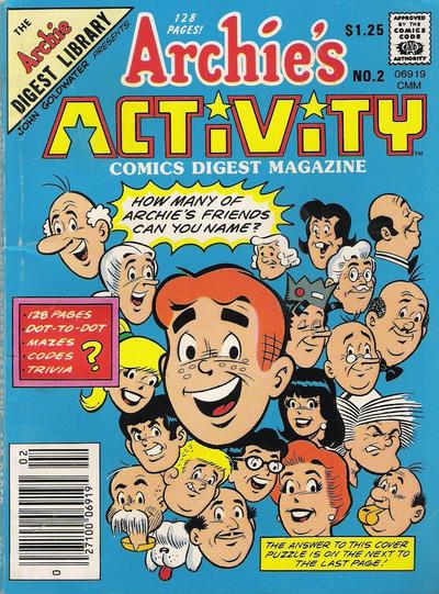 Cover for Archie's Activity Comics Digest Magazine (Archie, 1985 series) #2