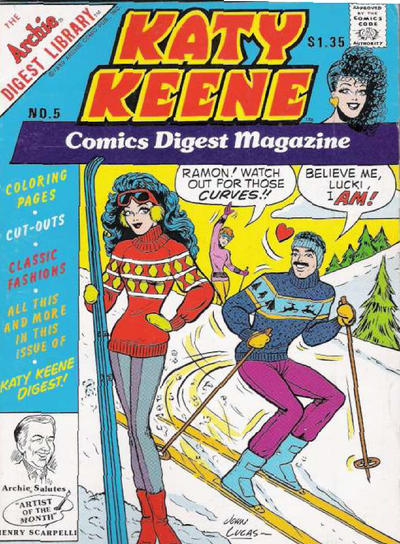 Cover for Katy Keene Comics Digest Magazine (Archie, 1987 series) #5