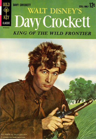Cover for Walt Disney's Davy Crockett King of the Wild Frontier (Western, 1963 series) #[nn]