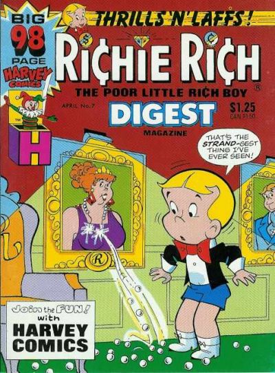 Cover for Richie Rich Digest Magazine (Harvey, 1986 series) #7