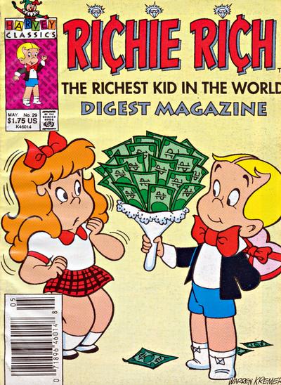Cover for Richie Rich Digest Magazine (Harvey, 1986 series) #29