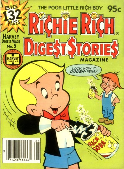 Cover for Richie Rich Digest Stories (Harvey, 1977 series) #5