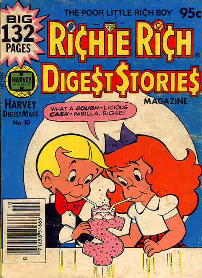 Cover for Richie Rich Digest Stories (Harvey, 1977 series) #10
