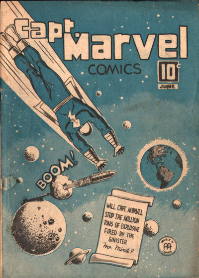 Cover for Captain Marvel Comics (Anglo-American Publishing Company Limited, 1942 series) #v3#6