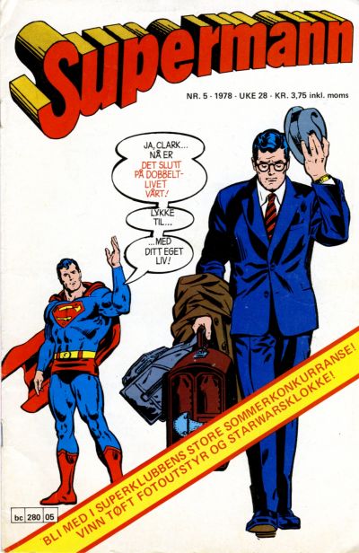 Cover for Supermann (Semic, 1977 series) #5/1978