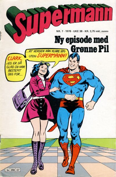 Cover for Supermann (Semic, 1977 series) #7/1978