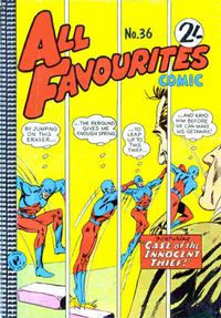 Cover Thumbnail for All Favourites Comic (K. G. Murray, 1960 series) #36
