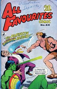 Cover Thumbnail for All Favourites Comic (K. G. Murray, 1960 series) #63
