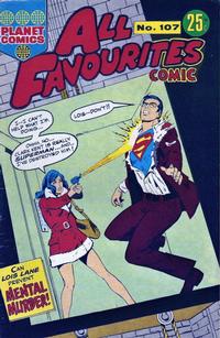 Cover for All Favourites Comic (K. G. Murray, 1960 series) #107
