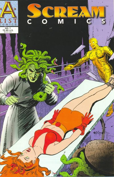 Cover for Scream Comics (A List Comics, 1998 series) #1