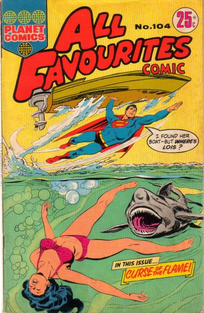 Cover for All Favourites Comic (K. G. Murray, 1960 series) #104