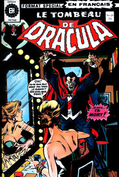 Cover for Le Tombeau de Dracula (Editions Héritage, 1973 series) #24