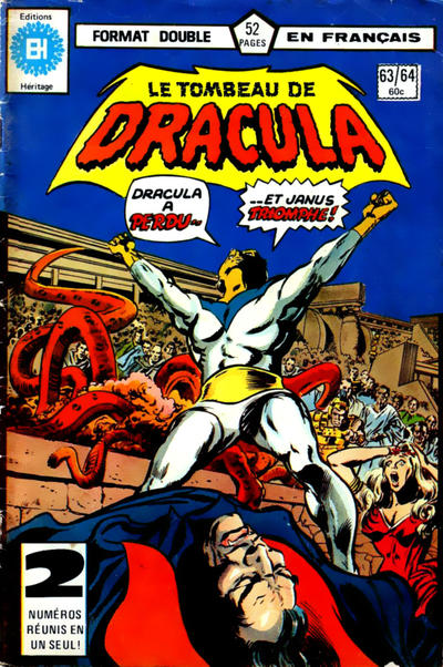 Cover for Le Tombeau de Dracula (Editions Héritage, 1973 series) #63/64