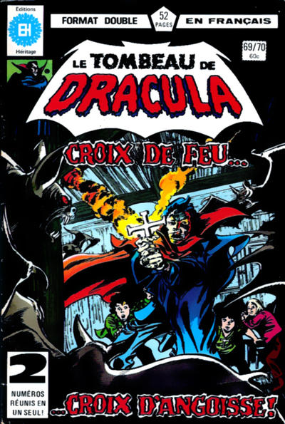 Cover for Le Tombeau de Dracula (Editions Héritage, 1973 series) #69/70