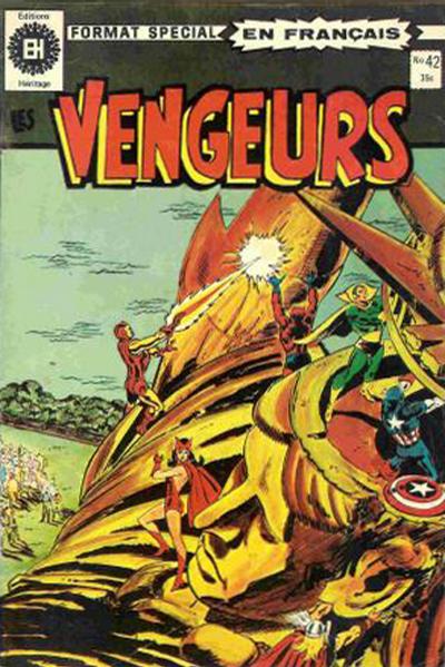 Cover for Les Vengeurs (Editions Héritage, 1974 series) #42