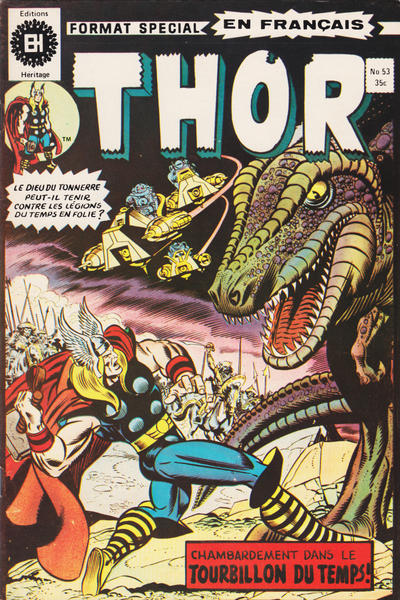 Cover for Le Puissant Thor (Editions Héritage, 1972 series) #53