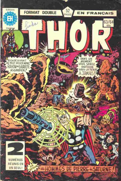 Cover for Le Puissant Thor (Editions Héritage, 1972 series) #63/64
