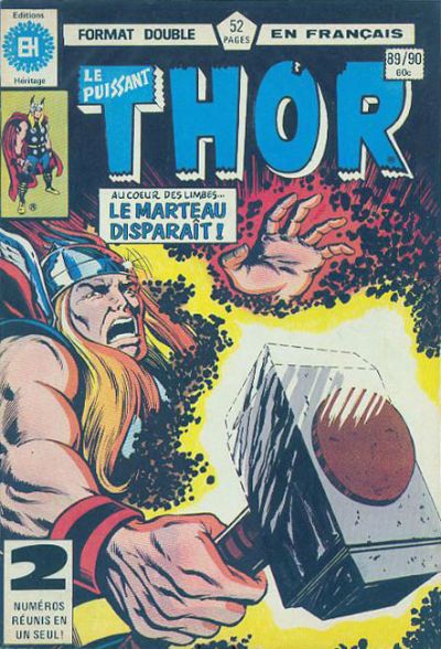 Cover for Le Puissant Thor (Editions Héritage, 1972 series) #89/90