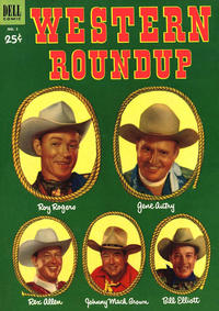 Cover for Western Roundup (Dell, 1952 series) #2 [25¢]