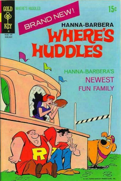 Cover for Hanna-Barbera Where's Huddles (Western, 1971 series) #1