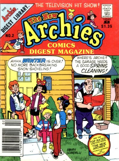 Cover for The New Archies Comics Digest Magazine (Archie, 1988 series) #2