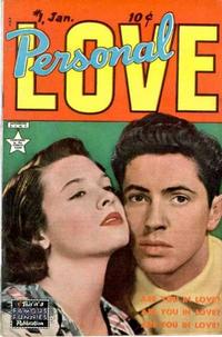 Cover Thumbnail for Personal Love (Eastern Color, 1950 series) #1