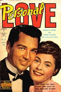Cover Thumbnail for Personal Love (Eastern Color, 1950 series) #21